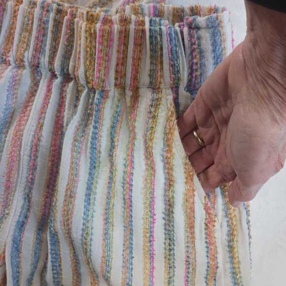 Lou & Grey, Rainbow Stripe Shorts & Top, Selling As a Set, Summer, Med., Beachy - Picture 13 of 16